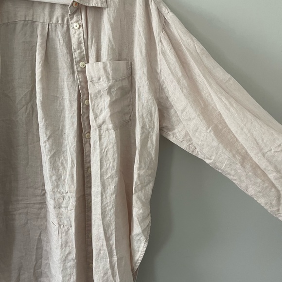 ANTHROPOLOGIE LINEN BUTTON UP!! - Picture 3 of 7